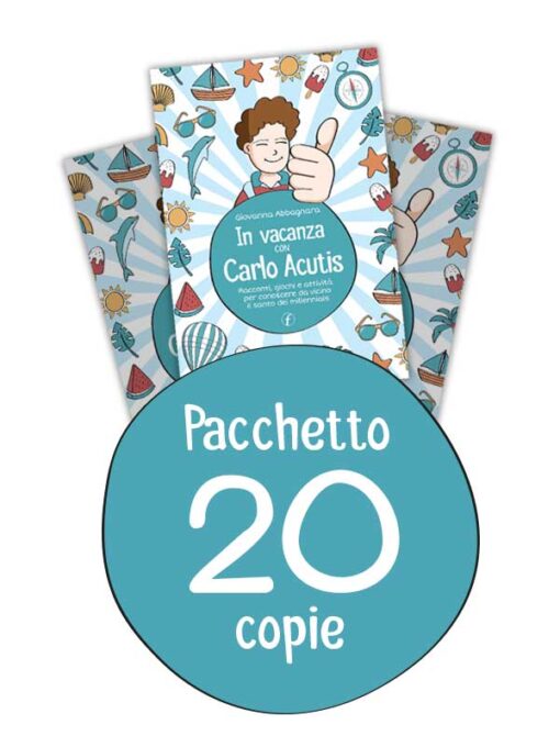 Pacchetto che contiene 20 copie di "In vacanza con Carlo Acutis"