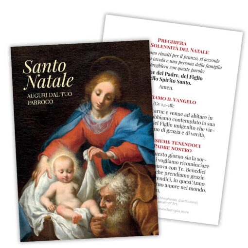 Pacchetto cartoncini "Santo Natale"