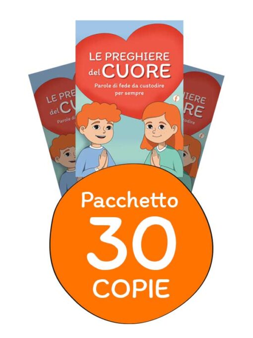 Pacchetto che contiene 30 copie di "Le preghiere del cuore"