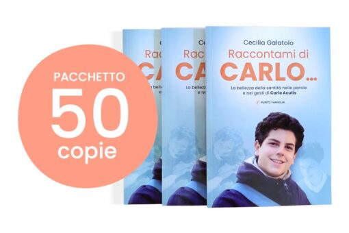 Pacchetto che contiene 50 copie di "Raccontami di Carlo..."