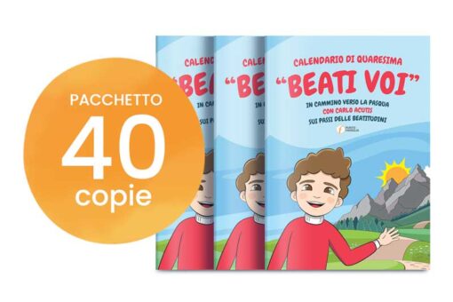 Pacchetto che contiene 40 copie del Calendario di Quaresima "Beati voi"