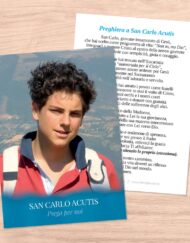 Pacchetto cartoncini "San Carlo Acutis"