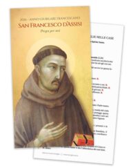 Pacchetto cartoncini Benedizione delle famiglie "San Francesco"